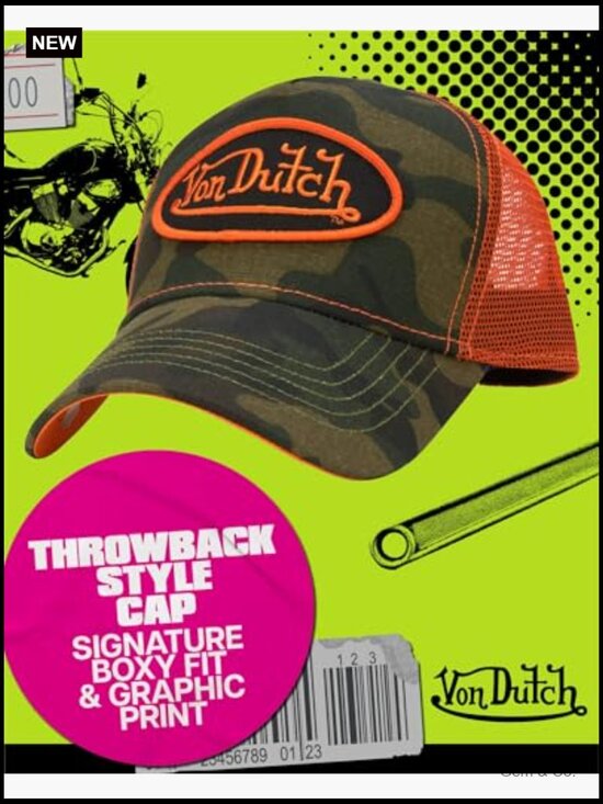 Retro Snapback Trucker Cap - Adjustable Mesh Back, Curved Bill, Unisex main image 5